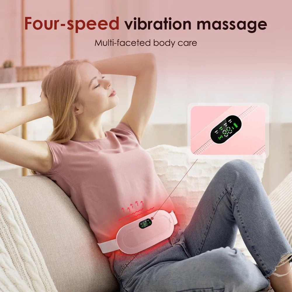 Lunenza Comfort Belt™ — Cordless Heat + Massage