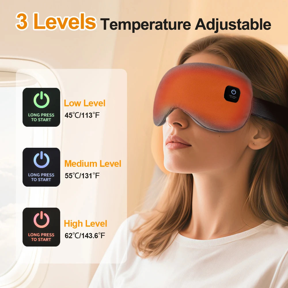 Lunenza Calm Eye Mask™ — Soothing Warmth & Gentle Massage