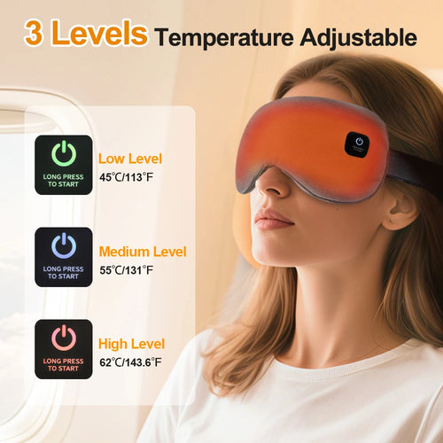 Lunenza Calm Eye Mask™ — Soothing Warmth & Gentle Massage