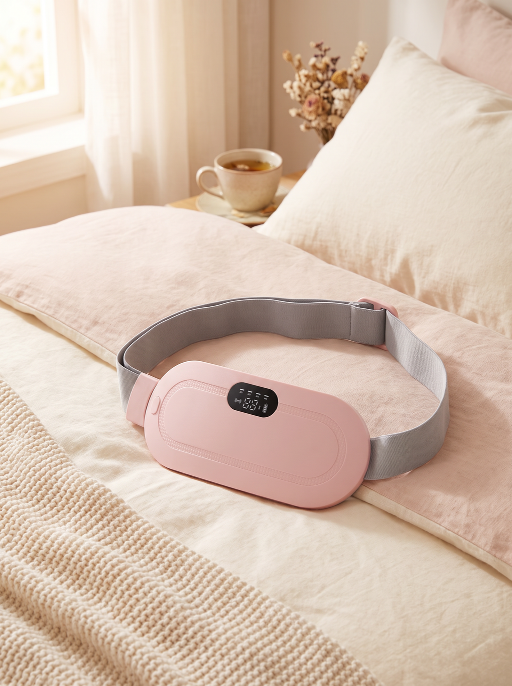 Lunenza Comfort Belt™ — Cordless Heat + Massage